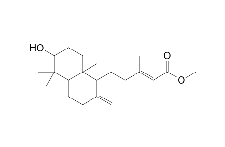 Methyl 5-(8-Hydroxy-3-methylene-1,7,7-trimethylbicyclo[4.4.0]decan-2-yl)-3-methylpent-2-enoate