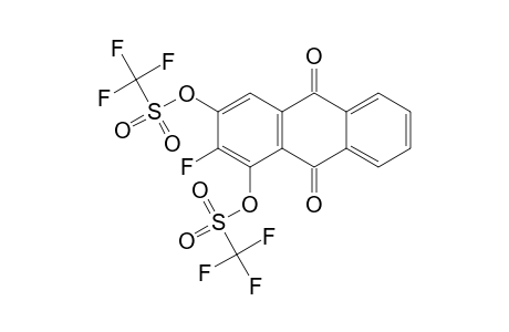 2-Fluoro-9,10-dioxo-9,10-dihydroanthracene-1,3-diyl bis(trifluoromethanesulfonate)