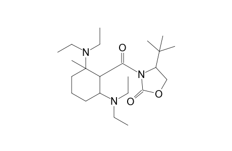 3-Methyl-1,3-bis(N,N-diethylamino)-2-[(4-tert-butyl-2-oxotetrahydrooxazolyl)carbonyl]cyclohexane