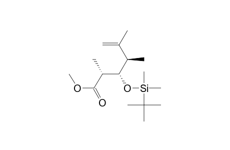 5-Hexenoic acid, 3-[[(1,1-dimethylethyl)dimethylsilyl]oxy]-2,4,5-trimethyl-, methyl ester, [2R-(2R*,3S*,4R*)]-