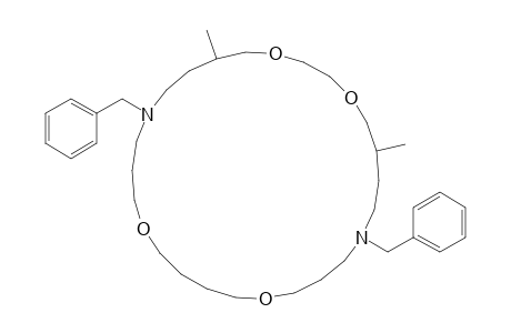 9,22-Dibenzyl-6,25-dimethyl-1,4,13,18-tetraoxa-9,22-diazacyclohexacosane