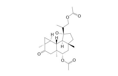 8-ALPHA,16-DIACETOXY-13-HYDROXY-5-OXO-EPI-NEOVERRUCOSANE