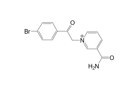 3-(aminocarbonyl)-1-[2-(4-bromophenyl)-2-oxoethyl]pyridinium