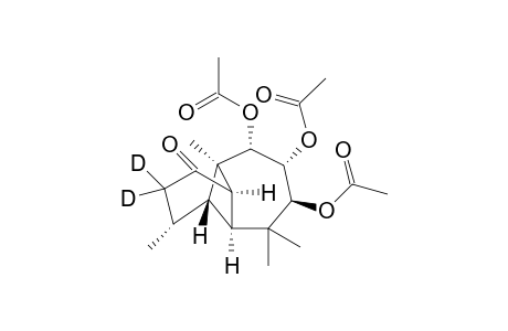 (3R,4S,5S,7S,8R,9S,10R,11R)-7,8,9-Triacetyloxy-2,2-dideuteriolongipinan-1-one