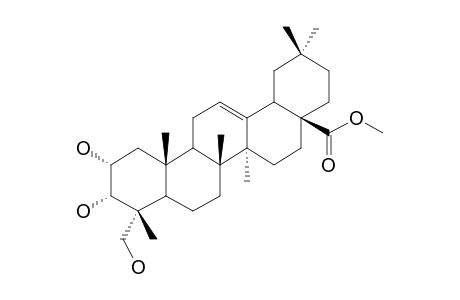 Methyl-2.alpha.,3.alpha.,23-trihydroxy-olean-12-en-28-oate