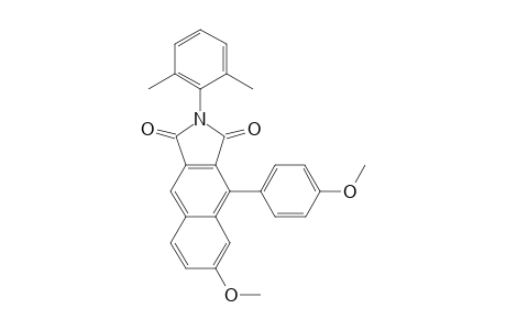 2-(2,6-Dimethylphenyl)-6-methoxy-4-(4-methoxyphenyl)-1H-benzo[f]isoindole-1,3(2H)-dione