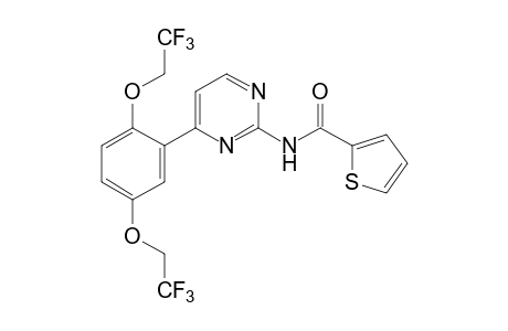 N-{4-[2,5-bis(2,2,2-trifluoroethoxy)phenyl]-2-pyrimidinyl}-2-thiophenecarboxamide
