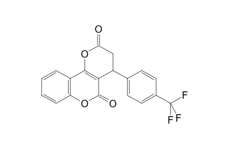 4-[4-(trifluoromethyl)phenyl]-3,4-dihydro-2H,5H-pyrano[3,2-c]chromene-2,5-dione