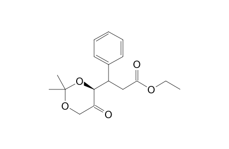 Ethyl (3S/R,4S)-3-(2,2-Dimethyl-5-oxo-1,3-dioxane-4-yl)-3-phenylpropanoate