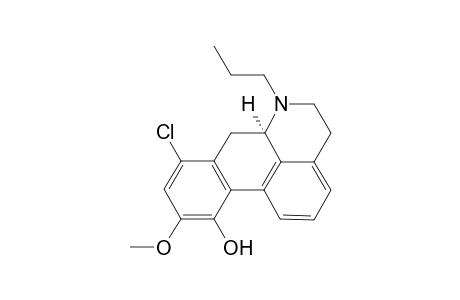 8-Chloro-N-propyl-N-demethyl-apocodeine