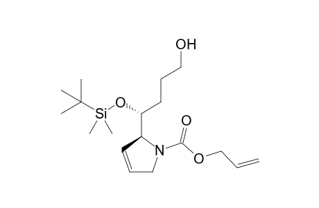 (S)-2-[(R)-1-(tert-Butyldimethylsilyloxy)-4-hydroxybutyl]-2,5-dihydropyrrole-1-carboxylic acid Allyl Ester