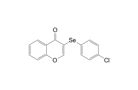 3-[(4-Chlorophenyl)selanyl)-4H-chromen-4-one