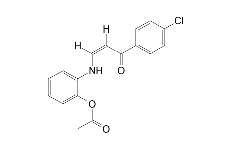 cis-4'-chloro-3-(o-hydroxyanilino)acrylophenone, acetate(ester)