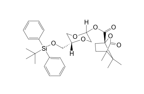 (5S)-5-(tert-Butyldiphenylsilanyloxymethyl)-1,4-dioxan-2(eq)-yl (1S)-camphanoate