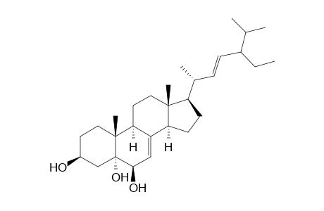 24-Ethyl-5.alpha.-cholesta-7,22-diene-3.beta.,5,6.beta.-triol