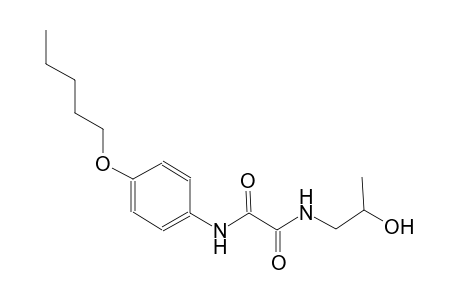 ethanediamide, N~1~-(2-hydroxypropyl)-N~2~-[4-(pentyloxy)phenyl]-