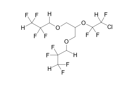 2-HYDRO-2-CHLOROPERFLUOROETHYL-BIS(2,2,3,3-TETRAFLUOROPROPOXYMETHYL)METHYL ETHER