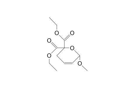 2-Methoxy-5,6-dihydro-2H-pyran-6,6-dicarboxylic acid, diethyl ester