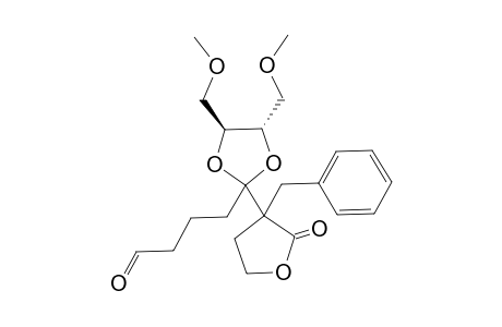 3-[(4'S,5'S)-4',5'-bis(Methoxymethyl)-2'-(4"-oxobutyl)-1',3'-dioxolan-2'-yl]-3-benzyl-4,5-dihydrofuran-2(3H)-one