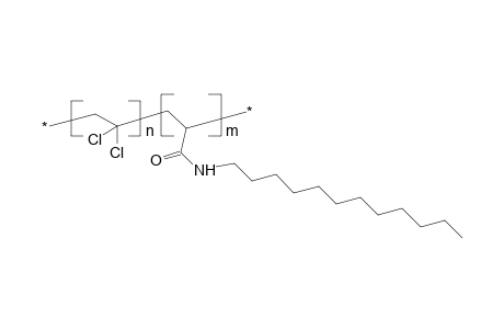 n-n-Dodecylacrylamide-vinylidene chloride copolymer