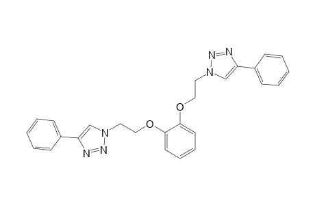 4-Phenyl-1-(2-{2-[2-(4-phenyl-1H-1,2,3-triazol-1-yl)ethoxy]phenoxy}ethyl)-1H-1,2,3-triazole
