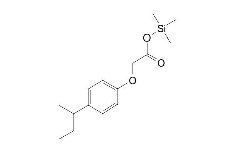 (4-sec-Butylphenoxy)acetic acid, tms derivative