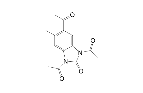 1,3,5-triacetyl-6-methyl-2-benzimidazolone