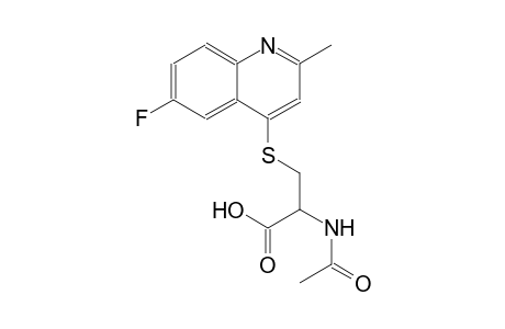 cysteine, N-acetyl-S-(6-fluoro-2-methyl-4-quinolinyl)-