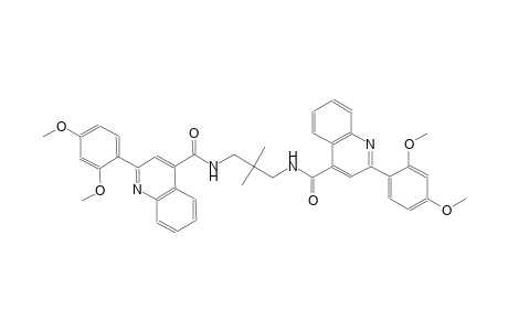 2-(2,4-dimethoxyphenyl)-N-[3-({[2-(2,4-dimethoxyphenyl)-4-quinolinyl]carbonyl}amino)-2,2-dimethylpropyl]-4-quinolinecarboxamide