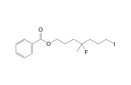 4-Fluoro-7-iodo-4-methylheptyl benzoate