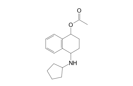 4-(Cyclopentylamino)-1,2,3,4-tetrahydro-1-naphthalenyl acetate