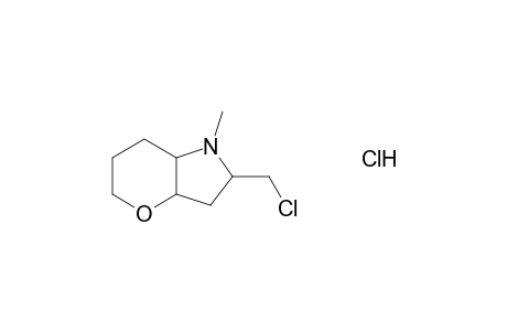 2,5-METHANOPYRANO[3,2-b]PYRROLE, 8-CHLOROOCTAHYDRO-1-METHYL-, HYDROCHLORIDE, (2alpha,3Abeta,5alpha,7Abeta,8R*)-