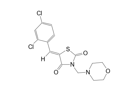 (5Z)-5-(2,4-dichlorobenzylidene)-3-(4-morpholinylmethyl)-1,3-thiazolidine-2,4-dione