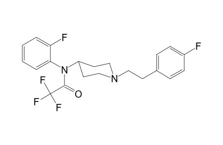 2,2,2-Trifluoro-N-(2-fluorophenyl)-N-(1-[2-(4-fluorophenyl)ethyl]piperidin-4-yl)acetamide