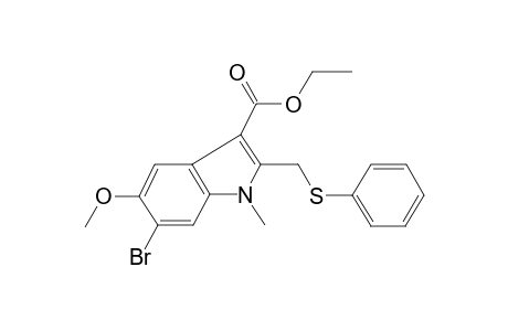Ethyl 6-bromo-5-methoxy-1-methyl-2-[(phenylsulfanyl)methyl]-1H-indole-3-carboxylate