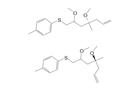 4,6-DIMETHOXY-4-METHYL-7-(PARA-TOLYLTHIO)-HEPT-1-ENE