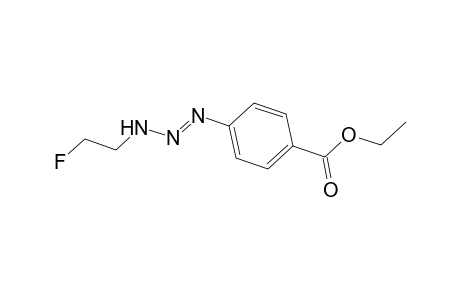 4-[2-(2-fluoroethylimino)hydrazinyl]benzoic acid ethyl ester