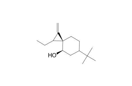 (3S*,4R*)-6-t-Butyl-2-ethyl-1-methylenespiro[2.5]octan-4-ol