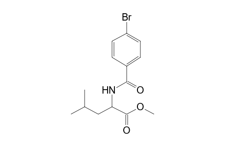 l-Leucine, N-(4-bromobenzoyl)-, methyl ester
