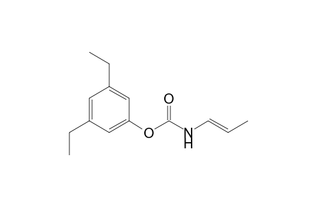 Carbamic acid, 1-propenyl-, 3,5-diethylphenyl ester