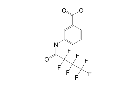 Benzoic acid, 3-(heptafluorobutyrylamino)-