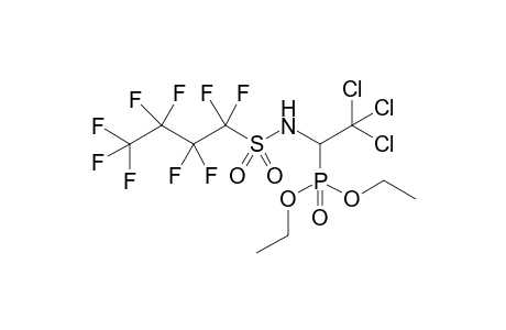 Diethyl 2,2,2-trichloro-1-(perfluorobutylsulfonamido)ethylphosphonate