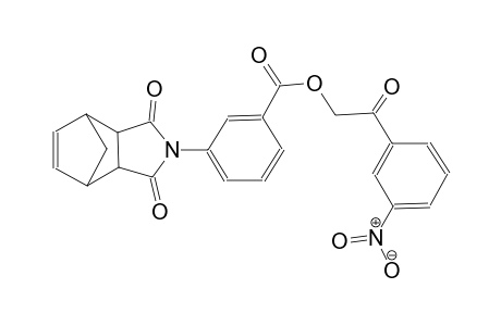 2-(3-nitrophenyl)-2-oxoethyl 3-(1,3-dioxo-3a,4,7,7a-tetrahydro-1H-4,7-methanoisoindol-2(3H)-yl)benzoate