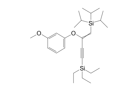 1-Triisopropylsilyl-2-(3-methoxyphenyl)-4-triethylsilylbut-1-en-3-yne