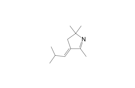 2,5,5-TRIMETHYL-3-(2-METHYLPROPENYLIDENE)-1-PYRROLINE