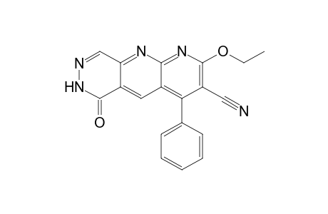 2-Ethoxy-6,7-dihydro-6-oxo-4-phenylpyridazino[4,5-b][1,8]naphthyridine-3-carbonitrile