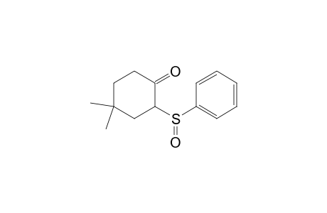 [2S*,(S)R*]-4,4-dimethyl-2-(phenylsulfinyl)cyclohexanone