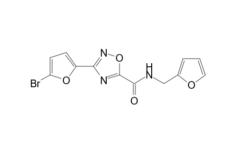3-(5-bromofuran-2-yl)-N-(furan-2-ylmethyl)-1,2,4-oxadiazole-5-carboxamide