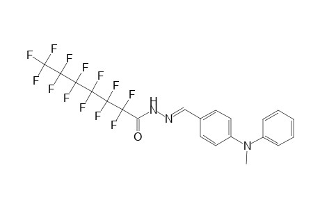 2,2,3,3,4,4,5,5,6,6,7,7,7-Tridecafluoro-heptanoic acid [4-(methyl-phenyl-amino)-benzylidene]-hydrazide