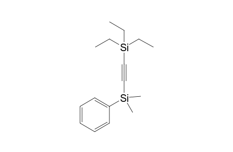 1-dimethylphenylsilyl-2-(triethylsilyl)ethyne